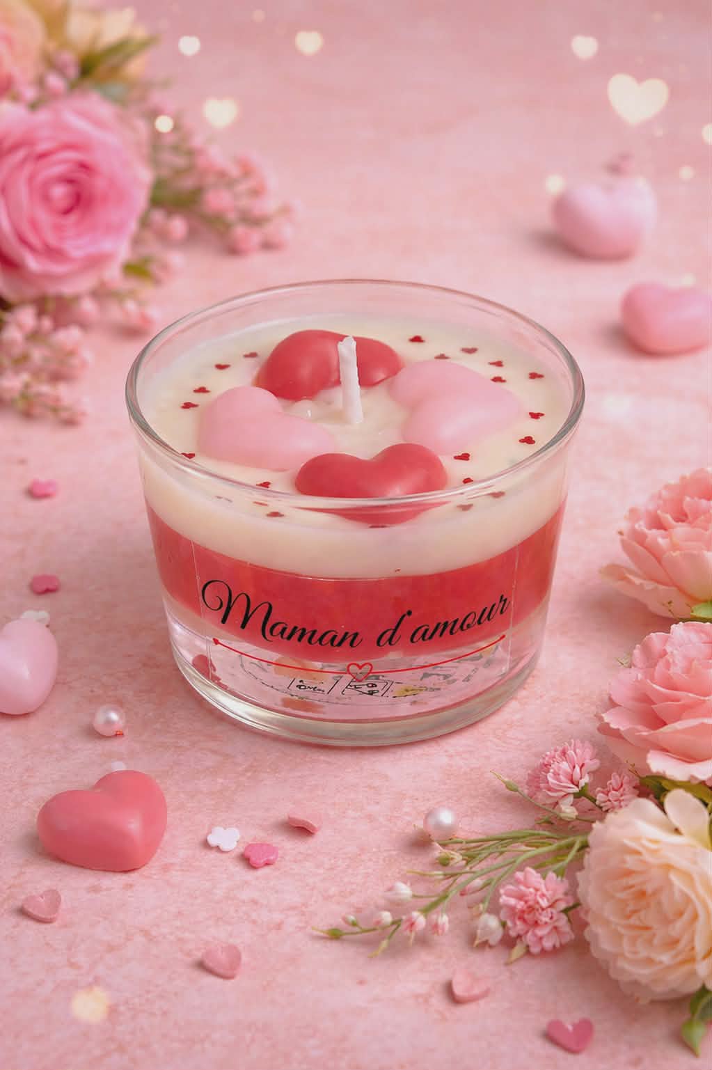 Bougie boule à neige – Maman d&rsquo;amour