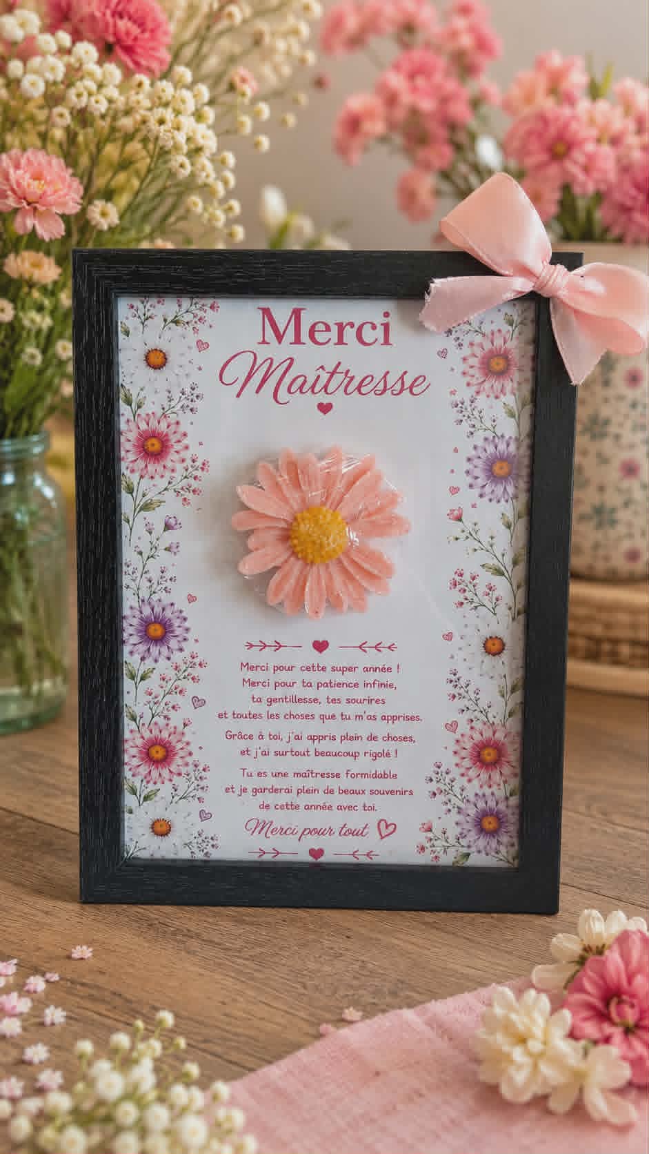 Cadre Merci Maîtresse
